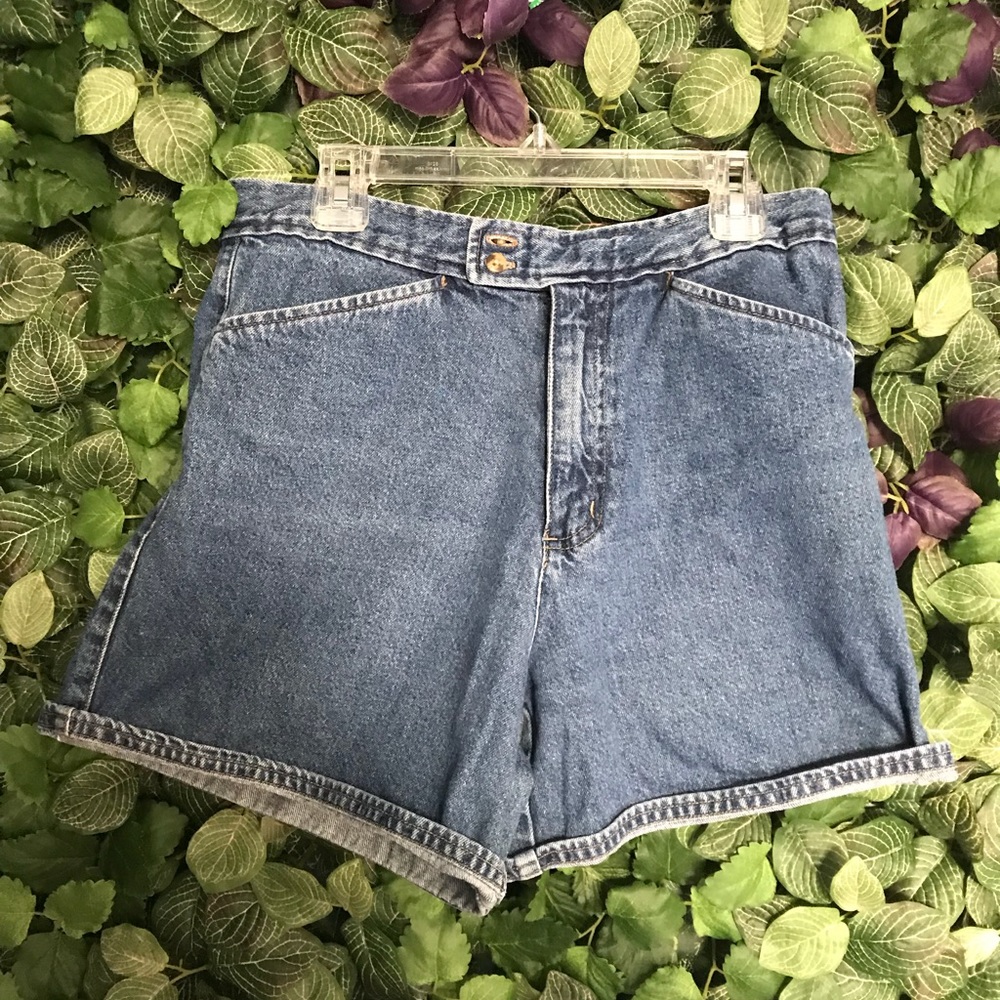vintage mom denim shorts